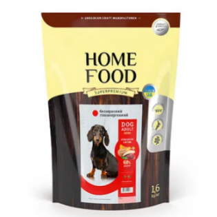 Сухий корм для собак Home Food Grain Hypoallergenic Adult Mini 1,6 кг - качка і нут Сухий корм для собак Home Food Grain Hypoallergenic Adult Mini 1,6 кг - качка і нут