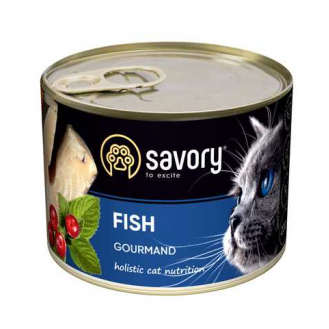 Вологий корм для кішок Savory 200г - риба Вологий корм для кішок Savory 200г - риба