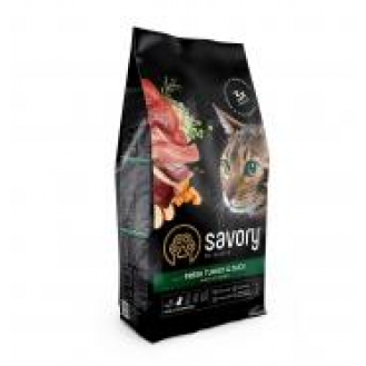 КОРМ SAVORI д/котів гурманів індичка/ качка 400г 30044 КОРМ SAVORI д/котів гурманів індичка/ качка 400г 30044