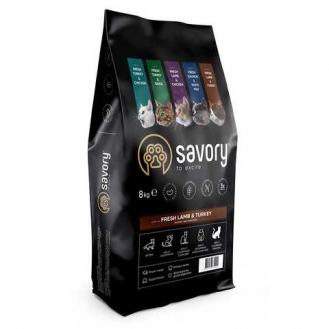 Корм Savory для котів чутливе травлення з ягня/індичка 8кг ( ціна за 1 кг) Корм Savory для котів чутливе травлення з ягня/індичка 8кг ( ціна за 1 кг)