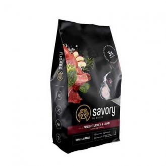 КОРМ SAVORI д/собак мал. порід ягня/індичка 8кг 30365 ( ціна за 1 кг.) КОРМ SAVORI д/собак мал. порід ягня/індичка 8кг 30365 ( ціна за 1 кг.)