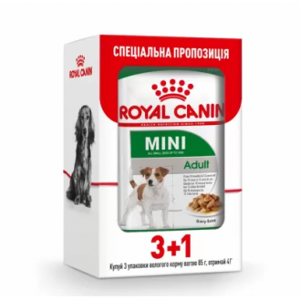 Роял Канін 85 г Mini Adult Gravy   (3+1) 