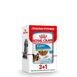 Роял Канін 85 г Xsmall Puppy Gravy  (3+1)  Роял Канін 85 г Xsmall Puppy Gravy  (3+1)