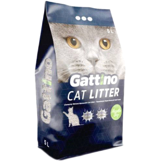 Бентонітовий наповнювач "Gattino" з ароматом марсельського мила 5 л