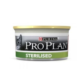 Вологий корм для стерилізованих котів Purina Pro Plan Sterilised 85г - лосось/тунець