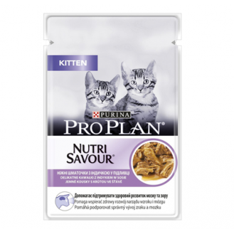 Вологий корм для кошенят Pro Plan Baby Junior  мус 85г  - курка