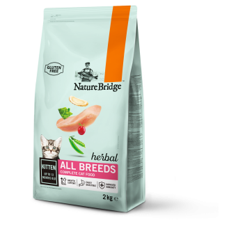 Сухий корм для кошенят Nature Bridge Herbal супер - преміум 2кг