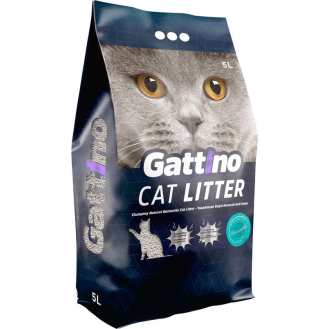 Бентонітовий наповнювач Gattino без запаху 5 л