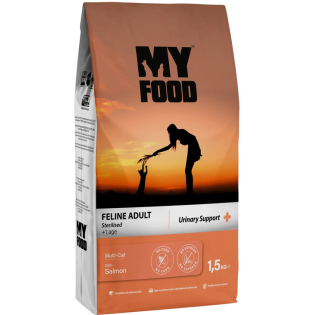 Сухий корм для котів cуперпреміум Myfood 1,5кг - Лосось