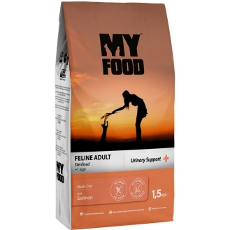 Сухий корм для котів cуперпреміум Myfood 1,5кг - Лосось Сухий корм для котів cуперпреміум Myfood 1,5кг - Лосось