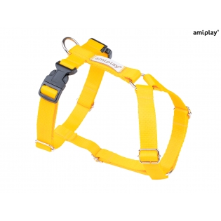 Шлейка для собак Amiplay Guard Samba XL 45-85 * 65-95 * 2,5 см - жовта Шлейка для собак Amiplay Guard Samba XL 45-85 * 65-95 * 2,5 см - жовта