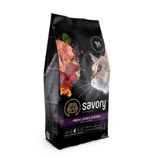 КОРМ SAVORI д/котів стериліз. ягня/курка 2кг 30112 КОРМ SAVORI д/котів стериліз. ягня/курка 2кг 30112
