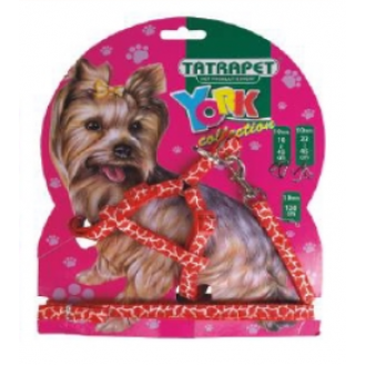 Шлея для йорка Tatrapet 1,0*22-45 см/120 мм