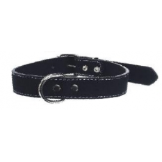 Нашийник для собак leather colar 1.8 x 45  см black Нашийник для собак leather colar 1.8 x 45  см black