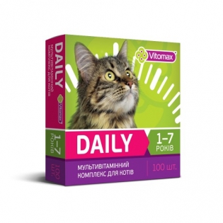 Вітаміни Daily для котів (1 таблетка)