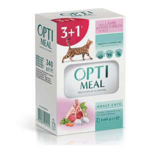OptiMeal 3+1 ягня овочі желе 