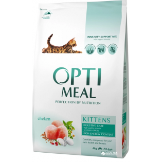 Сухий корм для кошенят Optimeal Kitten Chicken 4кг - курка (ціна за 1кг) Сухий корм для кошенят Optimeal Kitten Chicken 4кг - курка (ціна за 1кг)