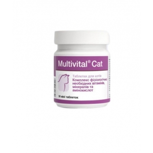 Вітамінно-мінеральна добавка Dolfoc Multivital Cat для котів 90 табл.  (ціна за 1таб.) Вітамінно-мінеральна добавка Dolfoc Multivital Cat для котів 90 табл.  (ціна за 1таб.)