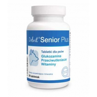 Вітамінно-мінеральна добавка Dolfos Dolvit Senior Plus для собак 90 табл. Вітамінно-мінеральна добавка Dolfos Dolvit Senior Plus для собак 90 табл.
