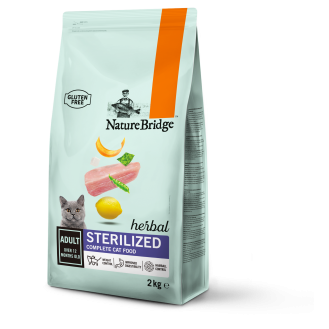 Сухий корм для стерилізованих  котів  Nature Bridge Herbal супер - преміум 2кг
