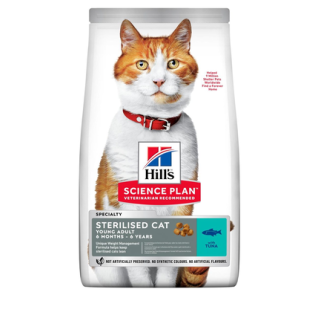 Сухий корм для стерилізованих кішок Hill's Science Plan Sterilised Cat Young Adult 300г - тунець Сухий корм для стерилізованих кішок Hill's Science Plan Sterilised Cat Young Adult 300г - тунець