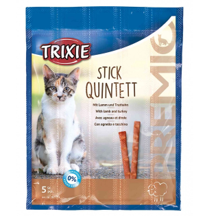 Ласощі Trixie Premio Quadro-Sticks для кішок - ягня та індичка (ціна за 1шт) Ласощі Trixie Premio Quadro-Sticks для кішок - ягня та індичка (ціна за 1шт)