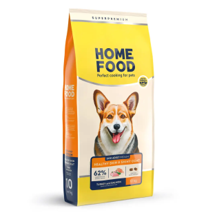 Сухий корм для собак Home Food Healthy Skin and Shiny Coat Adult Medium 10  кг - індичка та лосось ( ціна за 1кг) Сухий корм для собак Home Food Healthy Skin and Shiny Coat Adult Medium 10  кг - індичка та лосось ( ціна за 1кг)