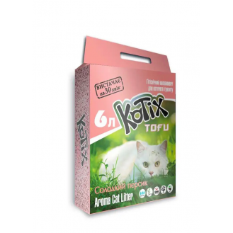 НАПОВНЮВАЧ КОТІКС TOFU Медовий персик 6 л