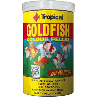 Корм для риб ТРОПІКАЛ Goldfisch Color Pellet 1л/360г