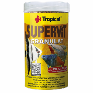 Корм для риб ТРОПІКАЛ Supervit Granulat 1л/550г Корм для риб ТРОПІКАЛ Supervit Granulat 1л/550г