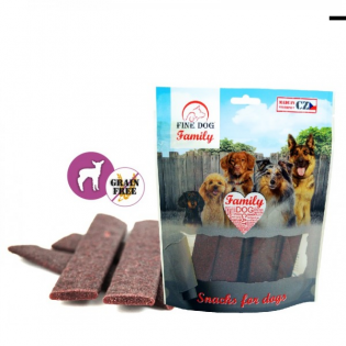 Ласощі для собак Fine Dog Family 200 г - ягня та крохмаль Ласощі для собак Fine Dog Family 200 г - ягня та крохмаль