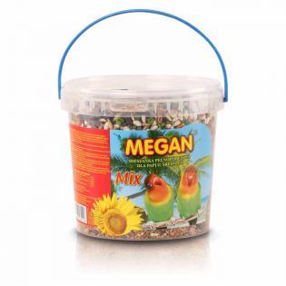Корм для середніх папуг мікс Megan 1л