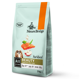 Сухий корм для краси собак на всіх стадіях життя Nature Bridge Herbal супер - преміум 2кг