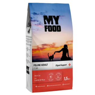 Сухий корм для котів cуперпреміум Myfood 1,5кг - ягня та рис Сухий корм для котів cуперпреміум Myfood 1,5кг - ягня та рис