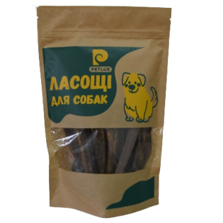 Ласощі для собак PETLUX  натуральні - шкіра оленя