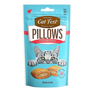 Ласощі для котів подушечки з кремом яловичини Cat Fest 30 г