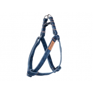 Шлейка для собак Amiplay Denim M 30-55 * 1,5 см - темно-синя