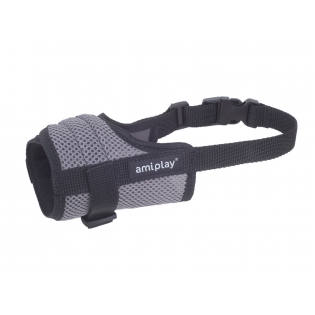 Намордник для собак Amiplay Air XL Rotweiller 21-25 *30-50 см - сірий Намордник для собак Amiplay Air XL Rotweiller 21-25 *30-50 см - сірий