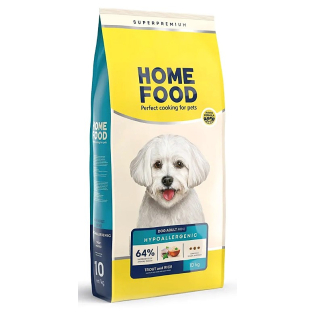 Гіпоалергенний сухий корм для собак дрібних порід Home Food Adult Mini 10 кг - форель та рис ( ціна за 1 кг )