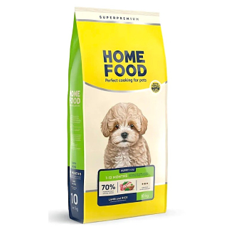 Сухий корм для цуценят малих порід Home Food 10 кг - ягнятина та рис ( ціна за 1 кг )