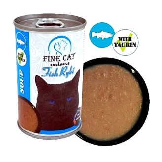 Суп для котів з рибою Fine Cat 158г