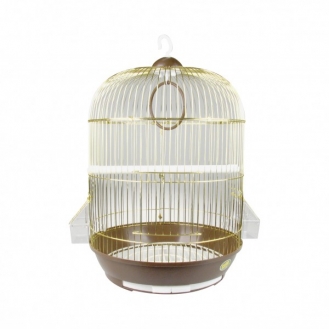 Клітка для птахів Tatrapet Rondo gold Q 33*56 см