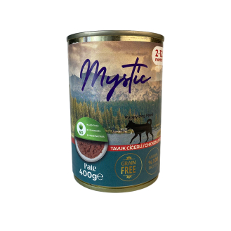Вологий корм Mystic паштет з куркою та лівером для цуценят 400г Вологий корм Mystic паштет з куркою та лівером для цуценят 400г