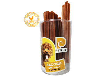 Ласощі для собак Petlux жувальна паличка курка (ціна за 1 упаковку)