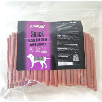 Ласощі для собак курячі палички AnimAll Snack 500 г (ціна за 1 кг) Ласощі для собак курячі палички AnimAll Snack 500 г (ціна за 1 кг)