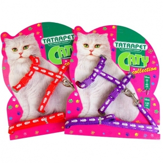 Шлея для кота Tatrapet  set for 1* 120 см