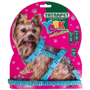 Шлея для йорка Tatrapet 1,0*18-45 см/120 мм