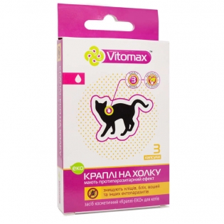 Вітомакс каплі Еко для котів (1 піпетка)