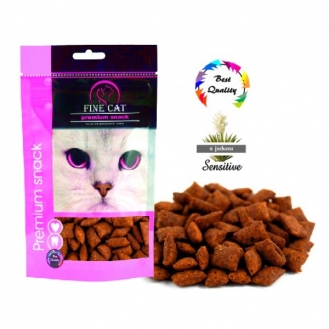 Ласощі для котів Fine Cat з чутливим травленням 80 г