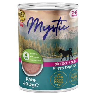 Вологий корм Mystic паштет для цуценят з яловичиною 400г Вологий корм Mystic паштет для цуценят з яловичиною 400г